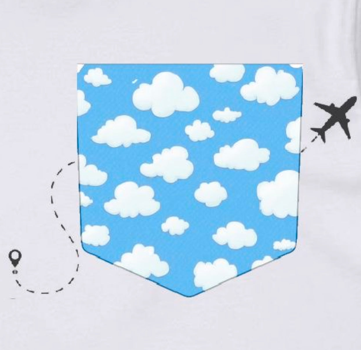 Think Global Blue Sky Pocket